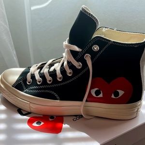 CdG PLAY x Converse Unisex Chuck Taylor All Star Peek-A-Boo High-Top Sneakers